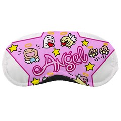 Pink Angel Star Sleeping Masks by Celenk