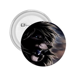 Angry Lion Digital Art Hd 2 25  Buttons by Celenk