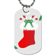 Christmas Stocking Dog Tag (one Side) by christmastore