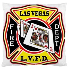 Las Vegas Fire Department Large Flano Cushion Case (two Sides) by Bigfootshirtshop