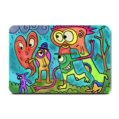 Painting Painted Ink Cartoon Small Doormat  by Celenk