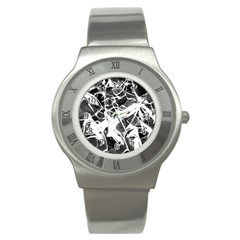 Broken Glass  Stainless Steel Watch by berwies