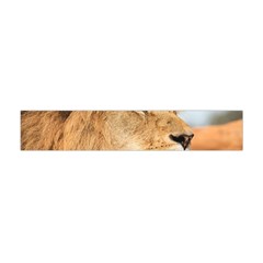 Big Male Lion Looking Right Flano Scarf (mini) by Ucco