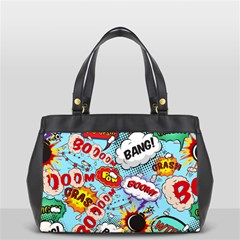 Comic Pattern Office Handbags by Bigfootshirtshop