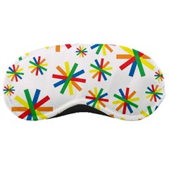 Celebrate Pattern Colorful Design Sleeping Masks by Celenk