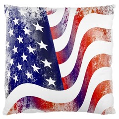 Usa Flag America American Standard Flano Cushion Case (two Sides) by Celenk