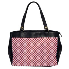 Sexy Red And White Polka Dot Office Handbags by PodArtist