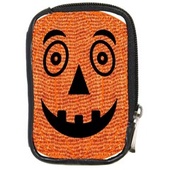 Fabric Halloween Pumpkin Funny Compact Camera Cases by Celenk