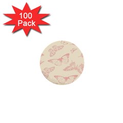 Butterfly Butterflies Vintage 1  Mini Buttons (100 Pack)  by Celenk