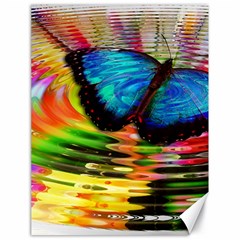 Blue Morphofalter Butterfly Insect Canvas 18  X 24   by Celenk