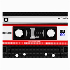 Compact Cassette Musicassette Mc Large Glasses Cloth (2-side) by Celenk