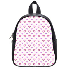 Pixel Hearts School Bag (small) by jumpercat