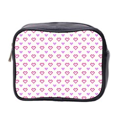 Pixel Hearts Mini Toiletries Bag 2-side by jumpercat