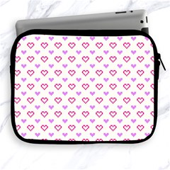 Pixel Hearts Apple Ipad 2/3/4 Zipper Cases by jumpercat