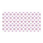 Pixel Hearts Satin Wrap Front