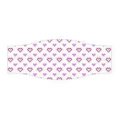 Pixel Hearts Stretchable Headband by jumpercat