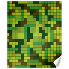 Tetris Camouflage Forest Canvas 16  X 20   by jumpercat