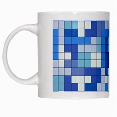 Tetris Camouflage Marine White Mugs by jumpercat