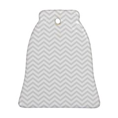 Light Chevron Bell Ornament (two Sides) by jumpercat