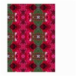 Christmas Colors Wrapping Paper Design Large Garden Flag (Two Sides) Front