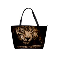 Jaguar Water Stalking Eyes Shoulder Handbags by BangZart