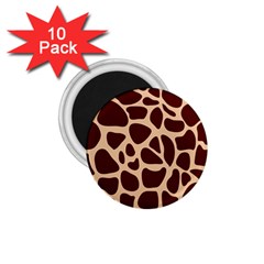 Animal Print Girraf Patterns 1 75  Magnets (10 Pack)  by BangZart