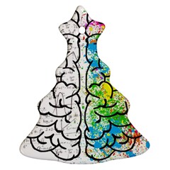 Brain Mind Psychology Idea Hearts Ornament (christmas Tree)  by BangZart