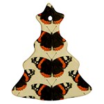 Butterfly Butterflies Insects Christmas Tree Ornament (Two Sides) Front