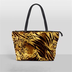 Pattern Tiger Stripes Print Animal Shoulder Handbags by BangZart