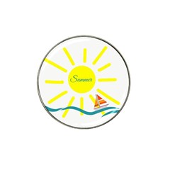 Summer Beach Holiday Holidays Sun Hat Clip Ball Marker by BangZart