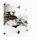 Birds Crows Black Ravens Wing Large Garden Flag (Two Sides) Front