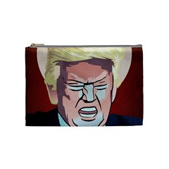 Donald Trump Pop Art President Usa Cosmetic Bag (medium)  by BangZart