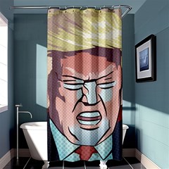 Donald Trump Pop Art President Usa Shower Curtain 36  X 72  (stall)  by BangZart