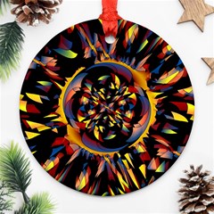 Spiky Abstract Ornament (round) by linceazul