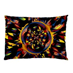 Spiky Abstract Pillow Case (two Sides) by linceazul