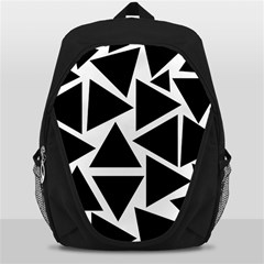 Template Black Triangle Backpack Bag by BangZart