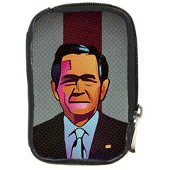 George W Bush Pop Art President Usa Compact Camera Cases by BangZart