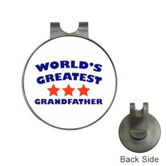 World Greatest Grandfather Hat Clips With Golf Markers by Bigfootshirtshop