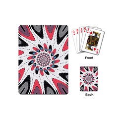 High Contrast Twirl Playing Cards (mini)  by linceazul