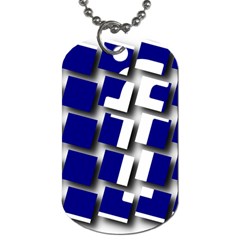 Facebook Social Media Network Blue Dog Tag (two Sides) by Celenk