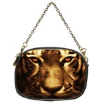 Cat Tiger Animal Wildlife Wild Chain Purses (Two Sides)  Back