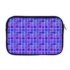 Background Mosaic Purple Blue Apple Macbook Pro 17  Zipper Case by Celenk