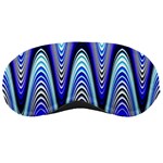 Waves Wavy Blue Pale Cobalt Navy Sleeping Masks Front