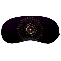 Fractal Purple Mandala Violet Sleeping Masks by Celenk