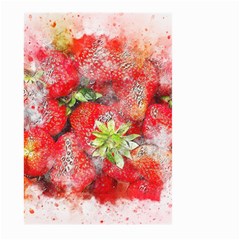 Strawberries Fruit Food Art Large Garden Flag (two Sides) by Celenk