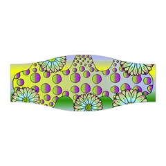 Amoeba Flowers Stretchable Headband by CosmicEsoteric