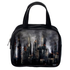 Armageddon Disaster Destruction War Classic Handbags (one Side) by Celenk