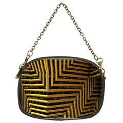 Modern Art Sculpture Architecture Chain Purses (one Side)  by Celenk