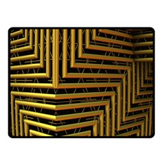 Modern Art Sculpture Architecture Fleece Blanket (small) by Celenk