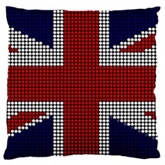 Union Jack Flag British Flag Large Cushion Case (one Side) by Celenk